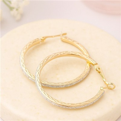 Серьги ювелирная бижутерия коллекция "Дубай" покрытие: позолота, арт.216.097