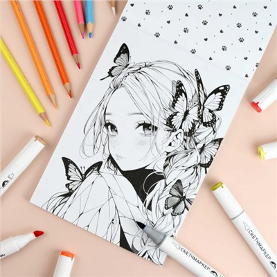 Книжка-раскраска 145х210 мм 32л "Современная раскраска" "ЛЮБИМЫЕ ПИТОМЦЫ" 70890 Феникс