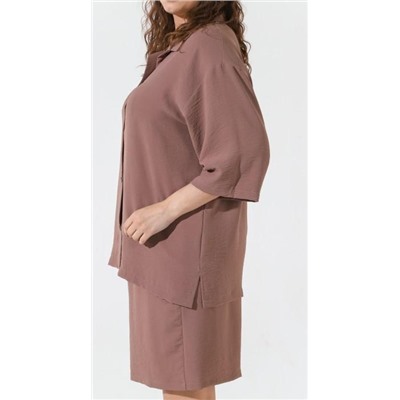 Блуза Жаркий сезон-1 (Кофейный)