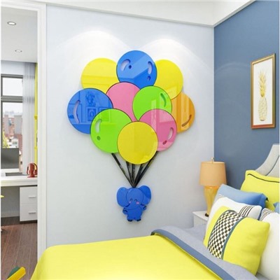 Наклейки интерьерные детские TAKE IT EASY «Слоник», декор на стену, панно, 61×80 см