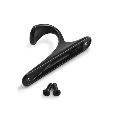 Крючок мебельный CAPPIO CLASSIC, однорожковый, цвет черный