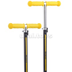 Самокат трёхколёсный ROCKET колёса PU, цвет желто-черный