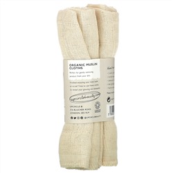 UpCircle, Organic Muslin Cloths, 2 Pieces