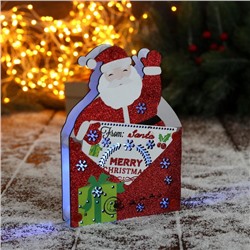 Ёлочная игрушка «Дед Мороз с письмом» 12×17 см