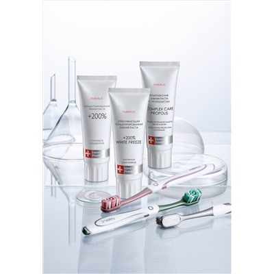 Зубная щетка с ионами серебра, цвет розовый