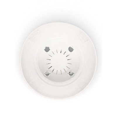 Горшок для цветов с поддоном «Камни», 8 л, пластиковый, белый