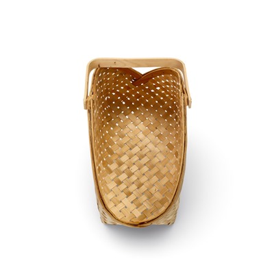 Корзина плетёная для хранения Lon, с ручкой, ива, цвет натуральный, набор 2 шт.