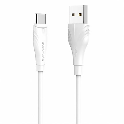 Кабель USB - Type-C Borofone BX18 15W 100см 3A  (white)