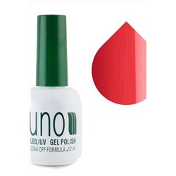 Uno Гель-лак для ногтей / Coral 049, красно-оранжевый, 12 мл KRISTALLER, 1130499
