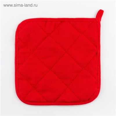 Прихватка «Winter birds» 19×19 см, саржа, 100% х/л, ватин 250 г/м² 50