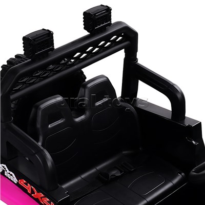 Электромобиль детский "Покоритель гор" (цвет розовый)