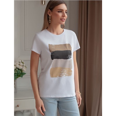 Футболка из 100% хлопка с авторским принтом