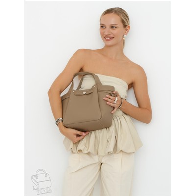 Сумка женская кожаная 52982OS khaki Polina&Eiterou