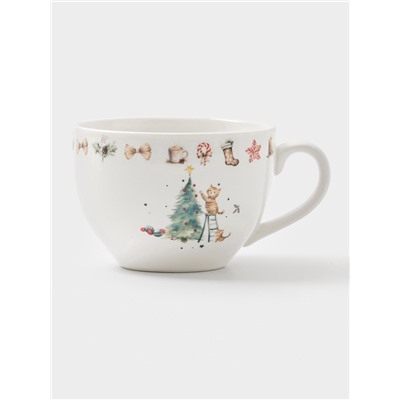 УЦЕНКА Чайная пара «Волшебный праздник», чашка 210 мл, блюдце 15 см