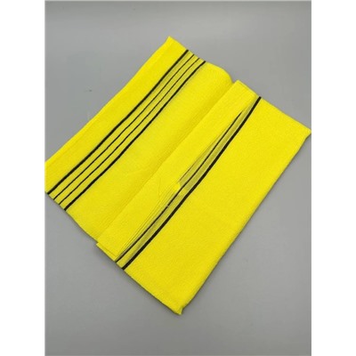 Bath Towel Мочалка-полотенце для душа с пилинг-эффектом / Basic Long Exfoliating Towel, желтый 28172