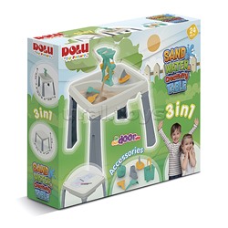 Игрушка Песочница игровая 3в1, песок-вода-столик, с аксесс.