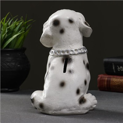 Копилка для денег «Далматинец с цепью», гипс, 18 см