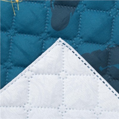 Покрывало 1.5-спальное «Этель» T-rex, 145×210 см, микрофибра