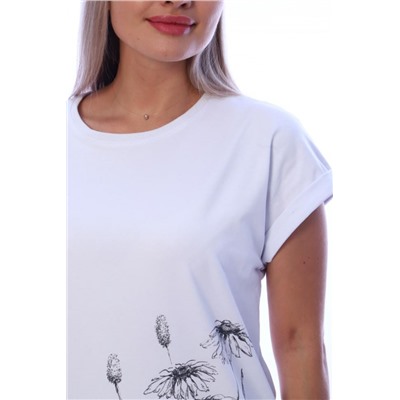 Футболка женская ФЖ057 (Белый)