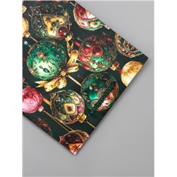 Пакет подарочный новогодний ламинированный, «Игрушки Новогодние», 18×10×22.3 см