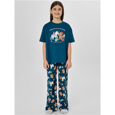 КОМПЛЕКТ ДЛЯ ДЕВОЧЕК (ДЖЕМПЕР, БРЮКИ) 567760