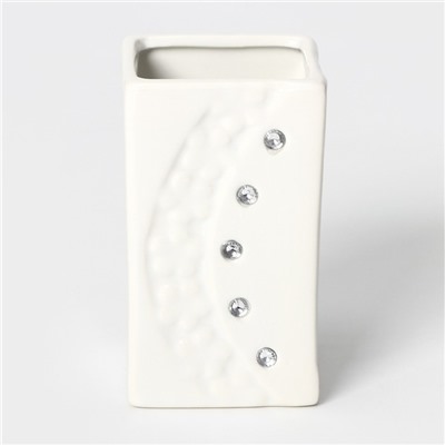 УЦЕНКА Набор для ванной, 4 предмета: дозатор, мыльница, 2 стакана