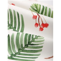 Набор салфеток сервировочных на стол «Этель. С Новым Годом», 2 шт., белые, с декоративными кольцами, 40×40 см