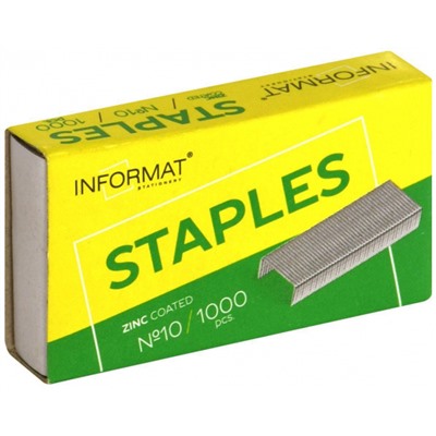 Скобы №10 1000шт S10-1000 inФОРМАТ