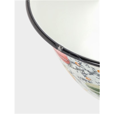 УЦЕНКА Миска 2 л (белая)Цветное печенье