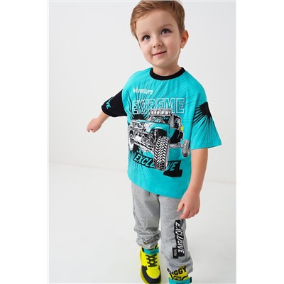 Фуфайка трикотажная для мальчиков (футболка) PLAYTODAY, 1239602