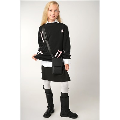 Свитшот оверсайз для девочки из футера трехнитки Happyfox