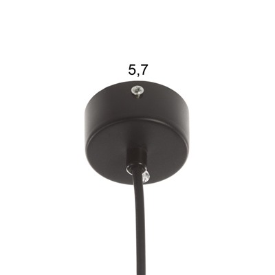 Светильник «Лукас» LED 5 Вт 4000К черный 5×5×30-130 см