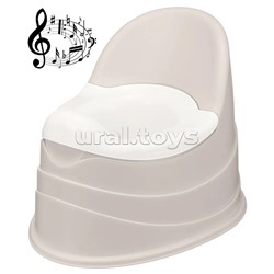 Горшок детский музыкальный (Светло-бежевый)