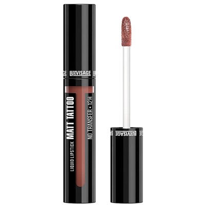 LUX visage Жидкая губ/ пом  MATT ТAТOO 2.8г №127 (шоколадный)NO transfer  /5