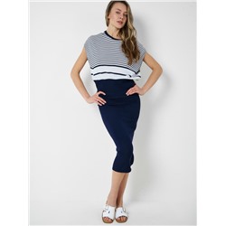 Комплект трикотажный для женщин: джемпер, юбка