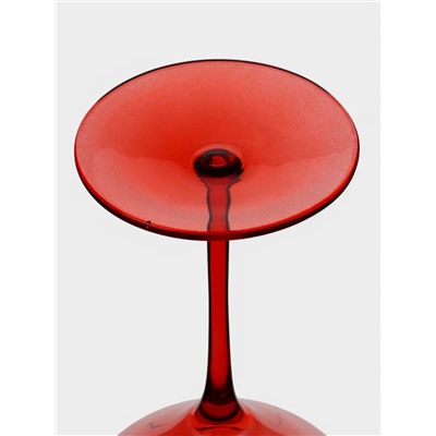 Бокал для вина Magistro «Иллюзия», 540 мл, 10×24 см, стекло, красный