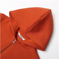 Толстовка детская, рост 134 см, коричневая