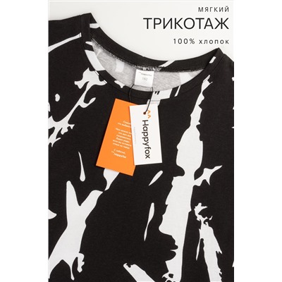 Туника оверсайз для девочки Happyfox