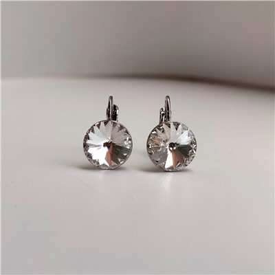 Серьги кристаллами Swarovski
