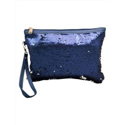 Sunflower Косметичка женская с пайетками 031, синий 12057