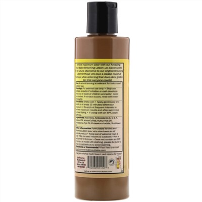 Maui Babe, Amazing Browning Lotion with Coconut Oil, 8 fl oz (236 ml)