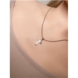 Подвеска-трансформер из серебра с позолотой родированная 925 пробы п-2298рз