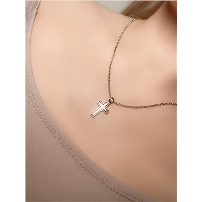 Подвеска-трансформер из серебра с позолотой родированная 925 пробы п-2298рз