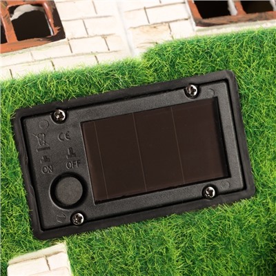 Садовая фигура - фонарь из полистоуна «Домик феи», 20×10×16 см