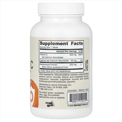 Jarrow Formulas, Веганский буферизованный витамин C + цитрусовые биофлавоноиды, 100 таблеток