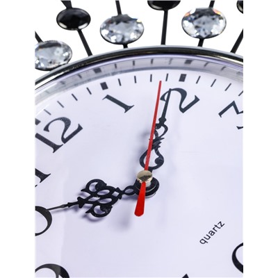 УЦЕНКА Часы настенные «Лучи-Перья», серия: Ажур, плавный ход, d=50 см, циферблат 14.5 см