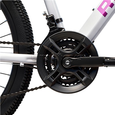 Велосипед 24" Rocket MP-400, цвет белый/лиловый, размер 13"