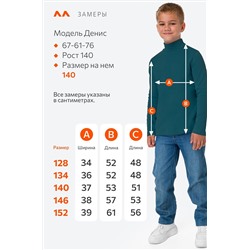 Водолазка из интерлока для мальчика Happyfox