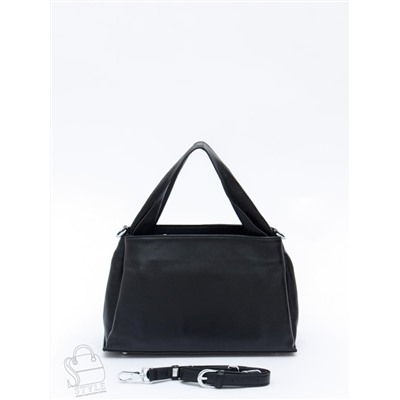 Сумка женская кожаная 0650CH black Polina&Eiterou