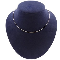 Цепь из серебра с родированием и золочением (карабин с запаянным соединительным кольцом) 925 пробы OMEMO EV D145 2C 125